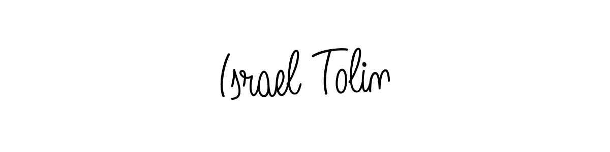 Also we have Israel Tolin name is the best signature style. Create professional handwritten signature collection using Angelique-Rose-font-FFP autograph style. Israel Tolin signature style 5 images and pictures png