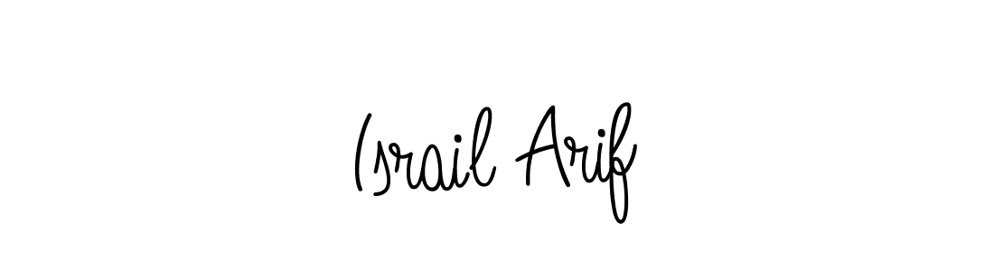 Israil Arif stylish signature style. Best Handwritten Sign (Angelique-Rose-font-FFP) for my name. Handwritten Signature Collection Ideas for my name Israil Arif. Israil Arif signature style 5 images and pictures png