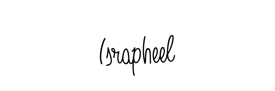 Create a beautiful signature design for name Israpheel. With this signature (Angelique-Rose-font-FFP) fonts, you can make a handwritten signature for free. Israpheel signature style 5 images and pictures png