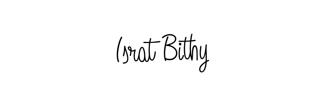 How to make Israt Bithy signature? Angelique-Rose-font-FFP is a professional autograph style. Create handwritten signature for Israt Bithy name. Israt Bithy signature style 5 images and pictures png