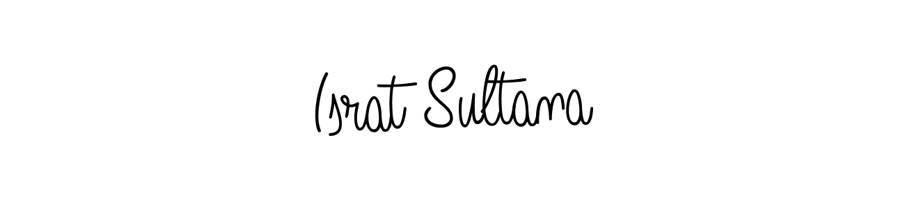 Create a beautiful signature design for name Israt Sultana. With this signature (Angelique-Rose-font-FFP) fonts, you can make a handwritten signature for free. Israt Sultana signature style 5 images and pictures png