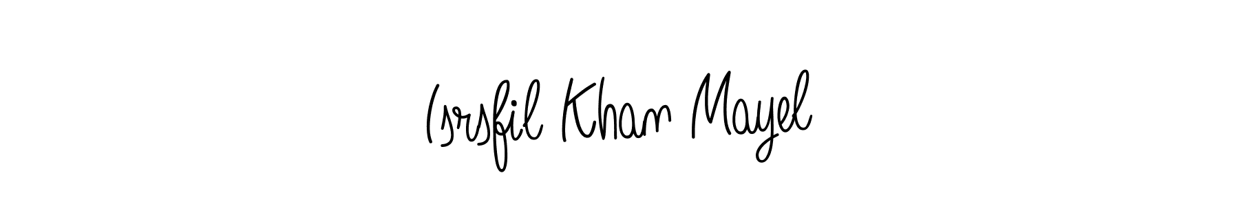 Similarly Angelique-Rose-font-FFP is the best handwritten signature design. Signature creator online .You can use it as an online autograph creator for name Isrsfil Khan Mayel. Isrsfil Khan Mayel signature style 5 images and pictures png