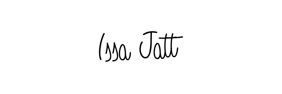 How to make Issa Jatt name signature. Use Angelique-Rose-font-FFP style for creating short signs online. This is the latest handwritten sign. Issa Jatt signature style 5 images and pictures png