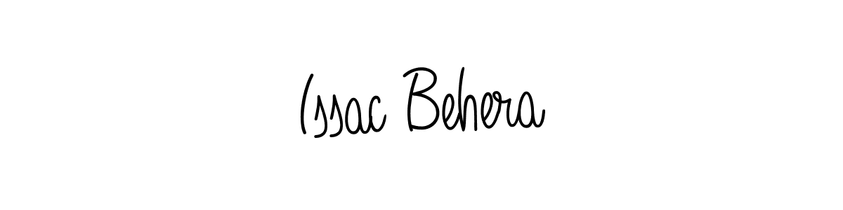 Issac Behera stylish signature style. Best Handwritten Sign (Angelique-Rose-font-FFP) for my name. Handwritten Signature Collection Ideas for my name Issac Behera. Issac Behera signature style 5 images and pictures png