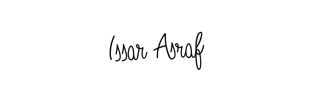 You should practise on your own different ways (Angelique-Rose-font-FFP) to write your name (Issar Asraf) in signature. don't let someone else do it for you. Issar Asraf signature style 5 images and pictures png