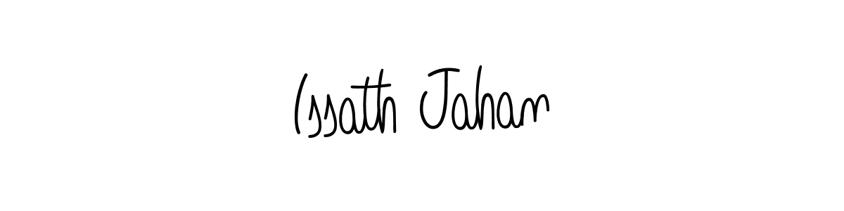 Design your own signature with our free online signature maker. With this signature software, you can create a handwritten (Angelique-Rose-font-FFP) signature for name Issath Jahan. Issath Jahan signature style 5 images and pictures png