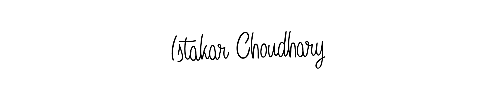 Istakar Choudhary stylish signature style. Best Handwritten Sign (Angelique-Rose-font-FFP) for my name. Handwritten Signature Collection Ideas for my name Istakar Choudhary. Istakar Choudhary signature style 5 images and pictures png