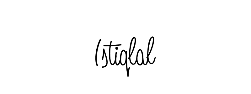 Make a beautiful signature design for name Istiqlal. With this signature (Angelique-Rose-font-FFP) style, you can create a handwritten signature for free. Istiqlal signature style 5 images and pictures png