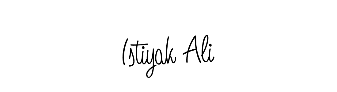 How to make Istiyak Ali signature? Angelique-Rose-font-FFP is a professional autograph style. Create handwritten signature for Istiyak Ali name. Istiyak Ali signature style 5 images and pictures png