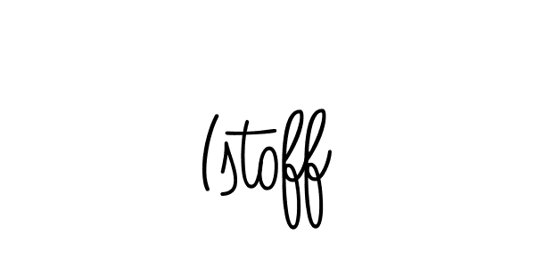 You should practise on your own different ways (Angelique-Rose-font-FFP) to write your name (Istoff) in signature. don't let someone else do it for you. Istoff signature style 5 images and pictures png