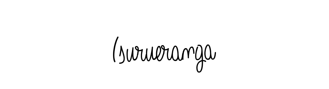 How to Draw Isurueranga signature style? Angelique-Rose-font-FFP is a latest design signature styles for name Isurueranga. Isurueranga signature style 5 images and pictures png