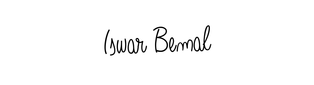 Make a short Iswar Bemal signature style. Manage your documents anywhere anytime using Angelique-Rose-font-FFP. Create and add eSignatures, submit forms, share and send files easily. Iswar Bemal signature style 5 images and pictures png