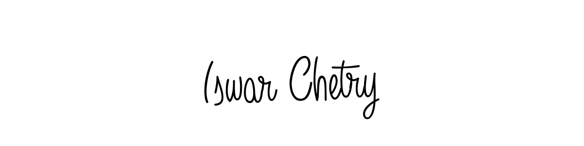 Also we have Iswar Chetry name is the best signature style. Create professional handwritten signature collection using Angelique-Rose-font-FFP autograph style. Iswar Chetry signature style 5 images and pictures png