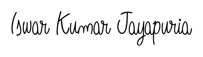 Express your personality with a custom Iswar Kumar Jayapuria signature crafted with Angelique-Rose-font-FFP typography. Free transparent PNG download available. Iswar Kumar Jayapuria signature style 5 images and pictures png