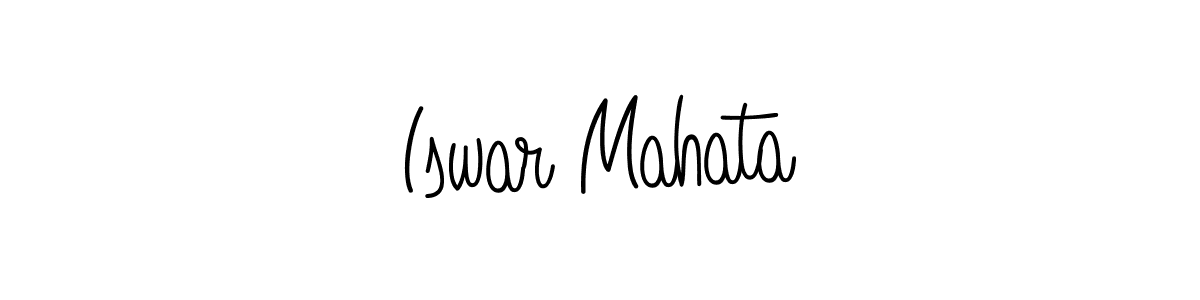 Once you've used our free online signature maker to create your best signature Angelique-Rose-font-FFP style, it's time to enjoy all of the benefits that Iswar Mahata name signing documents. Iswar Mahata signature style 5 images and pictures png