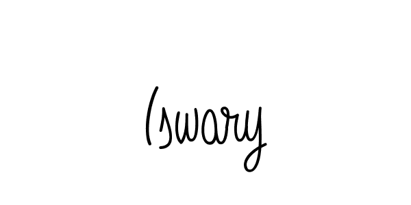 The best way (Angelique-Rose-font-FFP) to make a short signature is to pick only two or three words in your name. The name Iswary include a total of six letters. For converting this name. Iswary signature style 5 images and pictures png