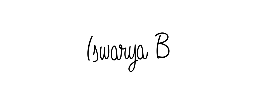 Make a short Iswarya B signature style. Manage your documents anywhere anytime using Angelique-Rose-font-FFP. Create and add eSignatures, submit forms, share and send files easily. Iswarya B signature style 5 images and pictures png