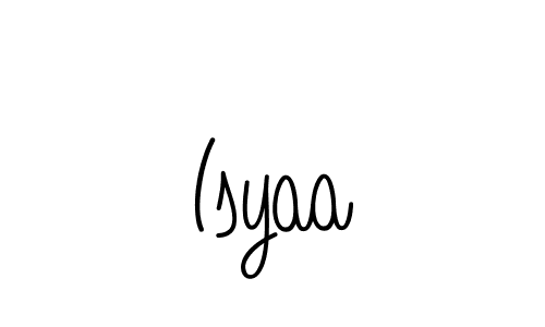 Create a beautiful signature design for name Isyaa. With this signature (Angelique-Rose-font-FFP) fonts, you can make a handwritten signature for free. Isyaa signature style 5 images and pictures png