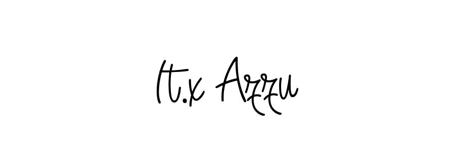 It.x Azzu stylish signature style. Best Handwritten Sign (Angelique-Rose-font-FFP) for my name. Handwritten Signature Collection Ideas for my name It.x Azzu. It.x Azzu signature style 5 images and pictures png