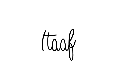 You should practise on your own different ways (Angelique-Rose-font-FFP) to write your name (Itaaf) in signature. don't let someone else do it for you. Itaaf signature style 5 images and pictures png