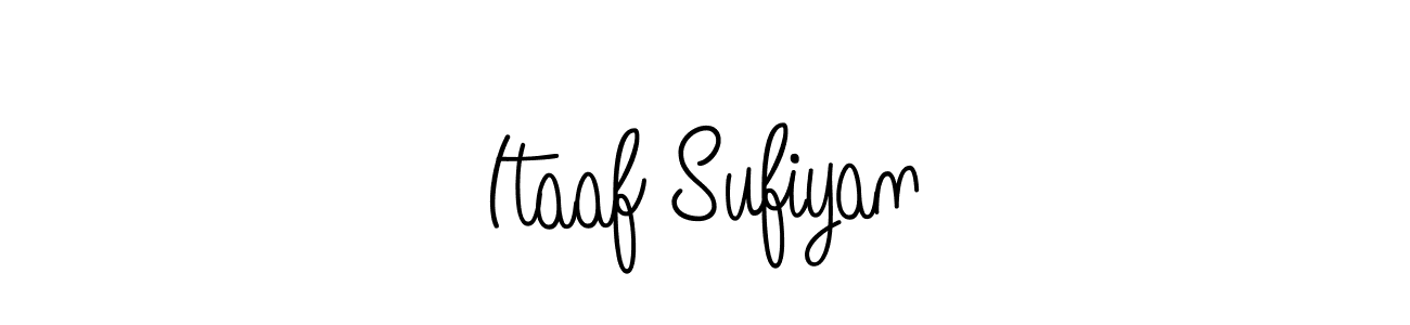 Angelique-Rose-font-FFP is a professional signature style that is perfect for those who want to add a touch of class to their signature. It is also a great choice for those who want to make their signature more unique. Get Itaaf Sufiyan name to fancy signature for free. Itaaf Sufiyan signature style 5 images and pictures png