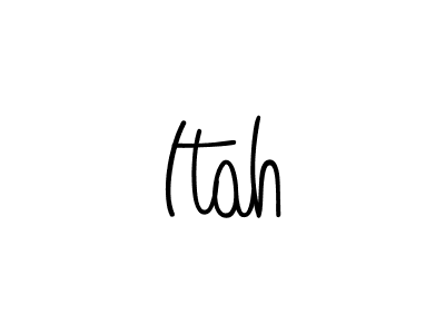 Also we have Itah name is the best signature style. Create professional handwritten signature collection using Angelique-Rose-font-FFP autograph style. Itah signature style 5 images and pictures png