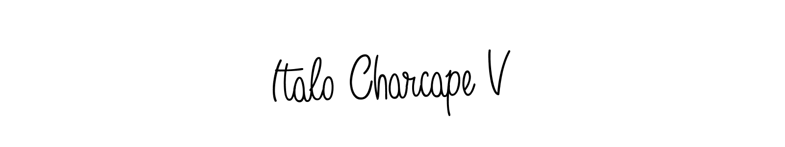Angelique-Rose-font-FFP is a professional signature style that is perfect for those who want to add a touch of class to their signature. It is also a great choice for those who want to make their signature more unique. Get Italo Charcape V name to fancy signature for free. Italo Charcape V signature style 5 images and pictures png