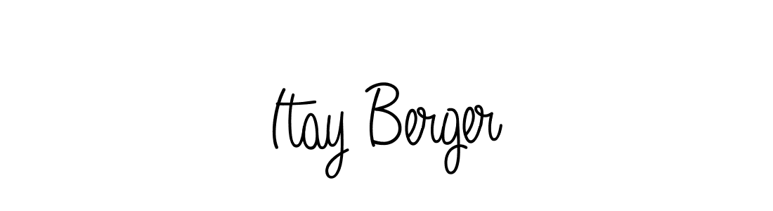 Use a signature maker to create a handwritten signature online. With this signature software, you can design (Angelique-Rose-font-FFP) your own signature for name Itay Berger. Itay Berger signature style 5 images and pictures png