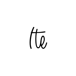 Create a beautiful signature design for name Ite. With this signature (Angelique-Rose-font-FFP) fonts, you can make a handwritten signature for free. Ite signature style 5 images and pictures png