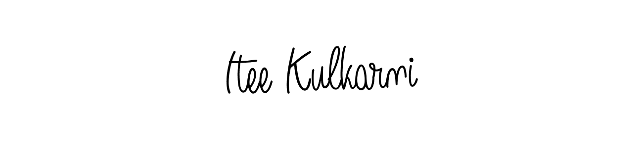 Make a beautiful signature design for name Itee Kulkarni. Use this online signature maker to create a handwritten signature for free. Itee Kulkarni signature style 5 images and pictures png