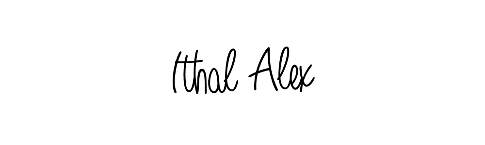 Ithal Alex stylish signature style. Best Handwritten Sign (Angelique-Rose-font-FFP) for my name. Handwritten Signature Collection Ideas for my name Ithal Alex. Ithal Alex signature style 5 images and pictures png