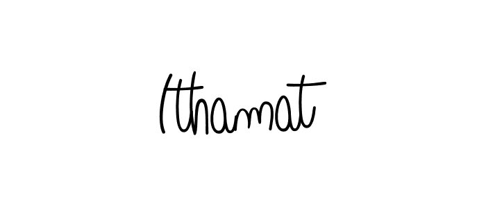 How to Draw Ithamat signature style? Angelique-Rose-font-FFP is a latest design signature styles for name Ithamat. Ithamat signature style 5 images and pictures png