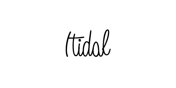 The best way (Angelique-Rose-font-FFP) to make a short signature is to pick only two or three words in your name. The name Itidal include a total of six letters. For converting this name. Itidal signature style 5 images and pictures png