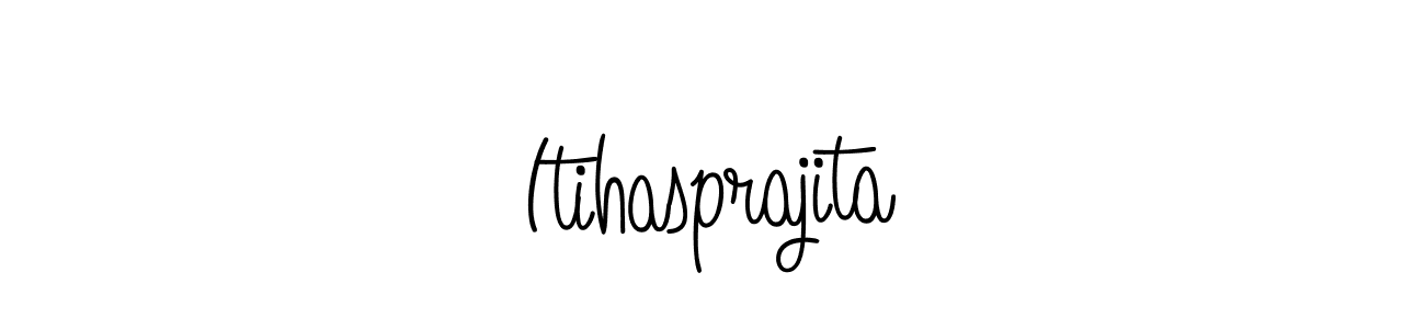 Use a signature maker to create a handwritten signature online. With this signature software, you can design (Angelique-Rose-font-FFP) your own signature for name Itihasprajita. Itihasprajita signature style 5 images and pictures png