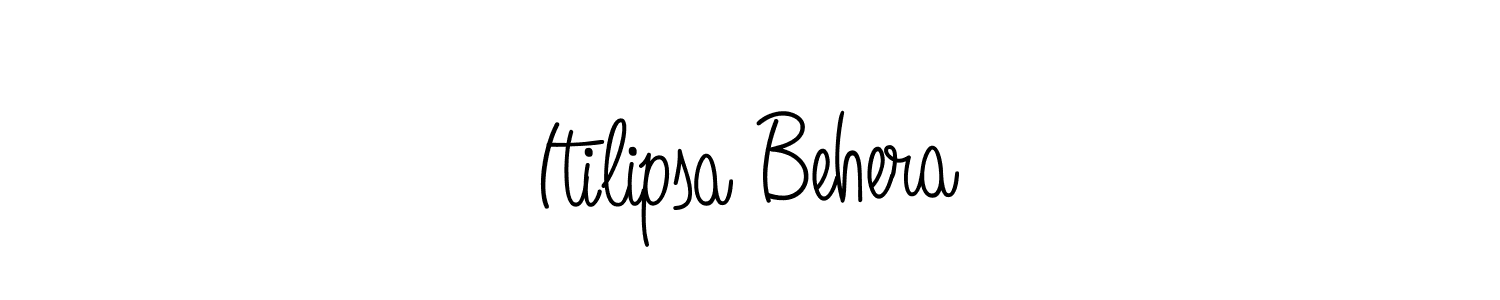 You can use this online signature creator to create a handwritten signature for the name Itilipsa Behera. This is the best online autograph maker. Itilipsa Behera signature style 5 images and pictures png