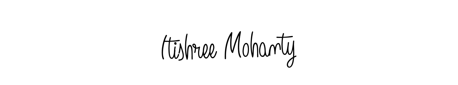 Design your own signature with our free online signature maker. With this signature software, you can create a handwritten (Angelique-Rose-font-FFP) signature for name Itishree Mohanty. Itishree Mohanty signature style 5 images and pictures png