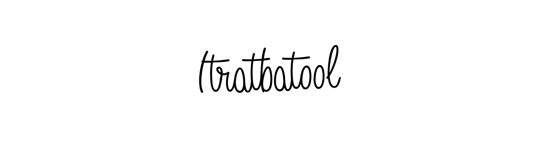 Also we have Itratbatool name is the best signature style. Create professional handwritten signature collection using Angelique-Rose-font-FFP autograph style. Itratbatool signature style 5 images and pictures png