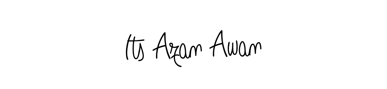 Similarly Angelique-Rose-font-FFP is the best handwritten signature design. Signature creator online .You can use it as an online autograph creator for name Its Azan Awan. Its Azan Awan signature style 5 images and pictures png