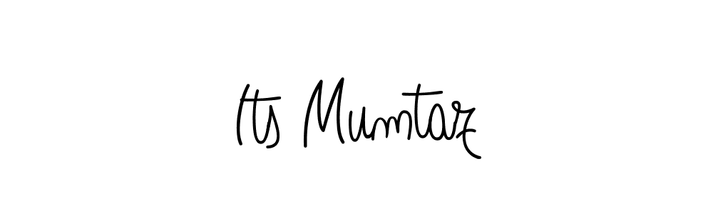 Its Mumtaz stylish signature style. Best Handwritten Sign (Angelique-Rose-font-FFP) for my name. Handwritten Signature Collection Ideas for my name Its Mumtaz. Its Mumtaz signature style 5 images and pictures png