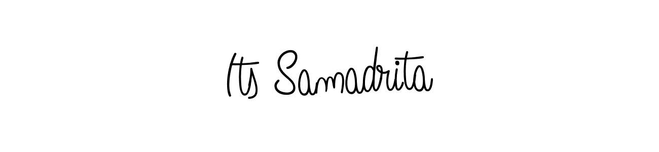 Design your own signature with our free online signature maker. With this signature software, you can create a handwritten (Angelique-Rose-font-FFP) signature for name Its Samadrita. Its Samadrita signature style 5 images and pictures png