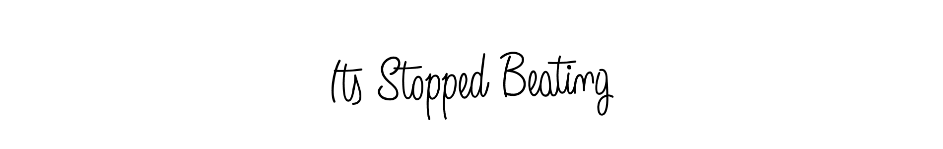 How to make Its Stopped Beating signature? Angelique-Rose-font-FFP is a professional autograph style. Create handwritten signature for Its Stopped Beating name. Its Stopped Beating signature style 5 images and pictures png