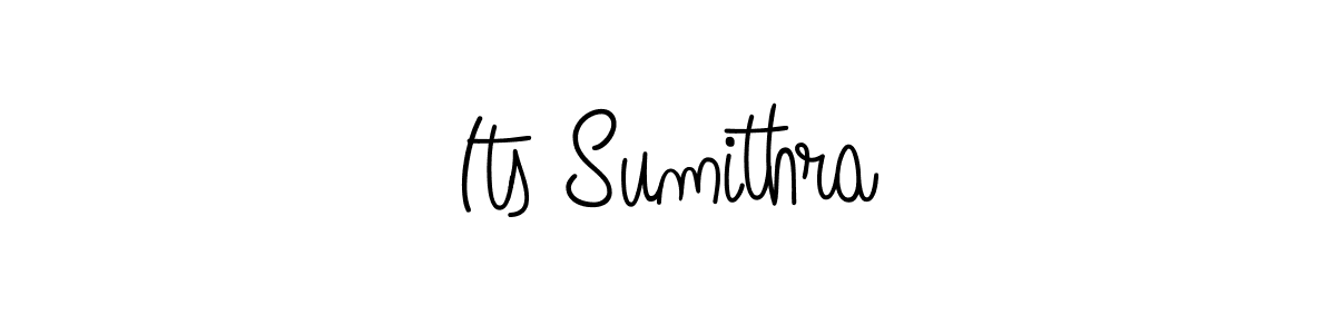 Use a signature maker to create a handwritten signature online. With this signature software, you can design (Angelique-Rose-font-FFP) your own signature for name Its Sumithra. Its Sumithra signature style 5 images and pictures png