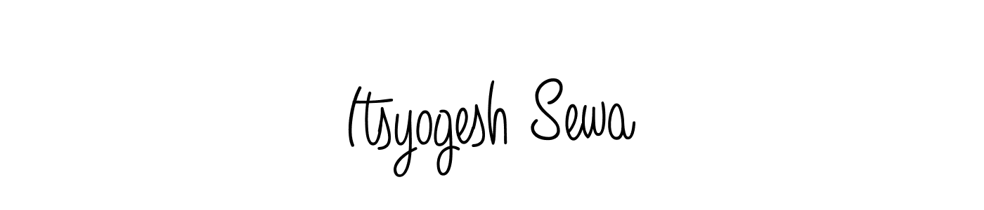 if you are searching for the best signature style for your name Itsyogesh Sewa. so please give up your signature search. here we have designed multiple signature styles  using Angelique-Rose-font-FFP. Itsyogesh Sewa signature style 5 images and pictures png