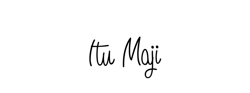Once you've used our free online signature maker to create your best signature Angelique-Rose-font-FFP style, it's time to enjoy all of the benefits that Itu Maji name signing documents. Itu Maji signature style 5 images and pictures png