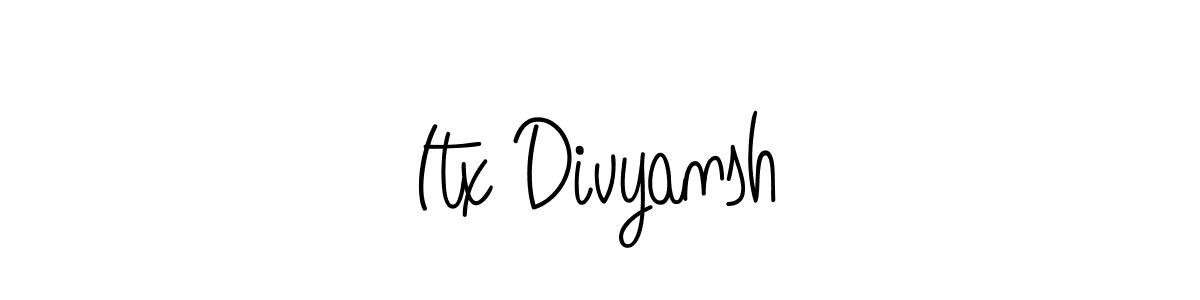 Make a beautiful signature design for name Itx Divyansh. Use this online signature maker to create a handwritten signature for free. Itx Divyansh signature style 5 images and pictures png