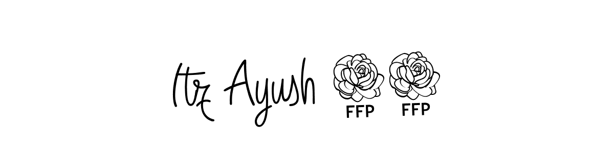 if you are searching for the best signature style for your name Itz Ayush 08. so please give up your signature search. here we have designed multiple signature styles  using Angelique-Rose-font-FFP. Itz Ayush 08 signature style 5 images and pictures png