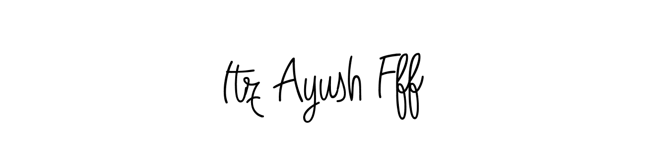 Design your own signature with our free online signature maker. With this signature software, you can create a handwritten (Angelique-Rose-font-FFP) signature for name Itz Ayush Fff. Itz Ayush Fff signature style 5 images and pictures png