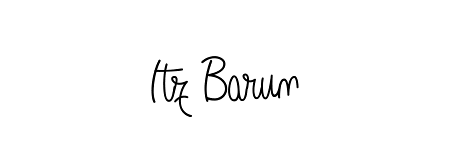 if you are searching for the best signature style for your name Itz Barun. so please give up your signature search. here we have designed multiple signature styles  using Angelique-Rose-font-FFP. Itz Barun signature style 5 images and pictures png