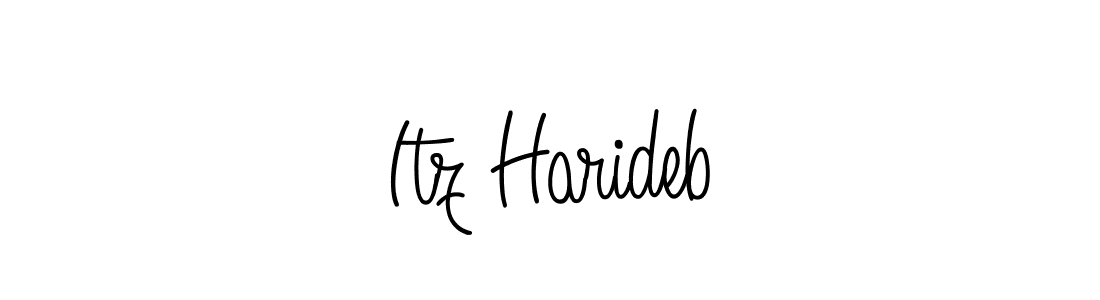 Best and Professional Signature Style for Itz Harideb. Angelique-Rose-font-FFP Best Signature Style Collection. Itz Harideb signature style 5 images and pictures png