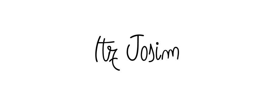 Design your own signature with our free online signature maker. With this signature software, you can create a handwritten (Angelique-Rose-font-FFP) signature for name Itz Josim. Itz Josim signature style 5 images and pictures png